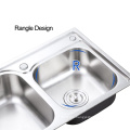 Aquacubic Professional Manufacturer Double Bowl Deep Drawn Large Size Stainless Steel Kitchen Sink